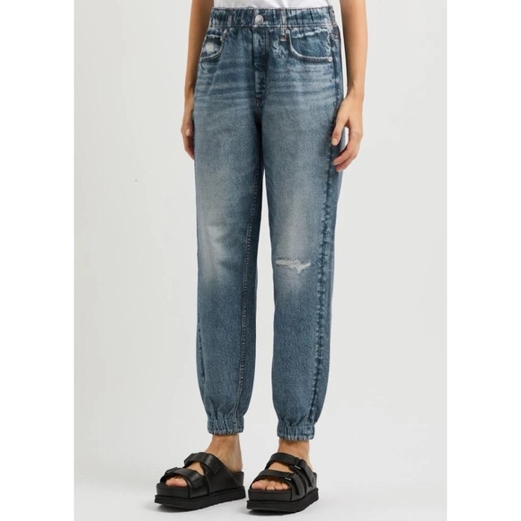 NWT Rag & Bone Miramar Terry Jogger Pants Jeans Printed Denim Size XXS - Picture 8 of 10